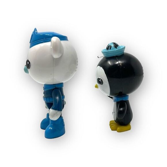 The Octonauts Mattel Lot of 2 Action Figures Captain Barnacles & Peso 2010 Flaws - Picture 2 of 9